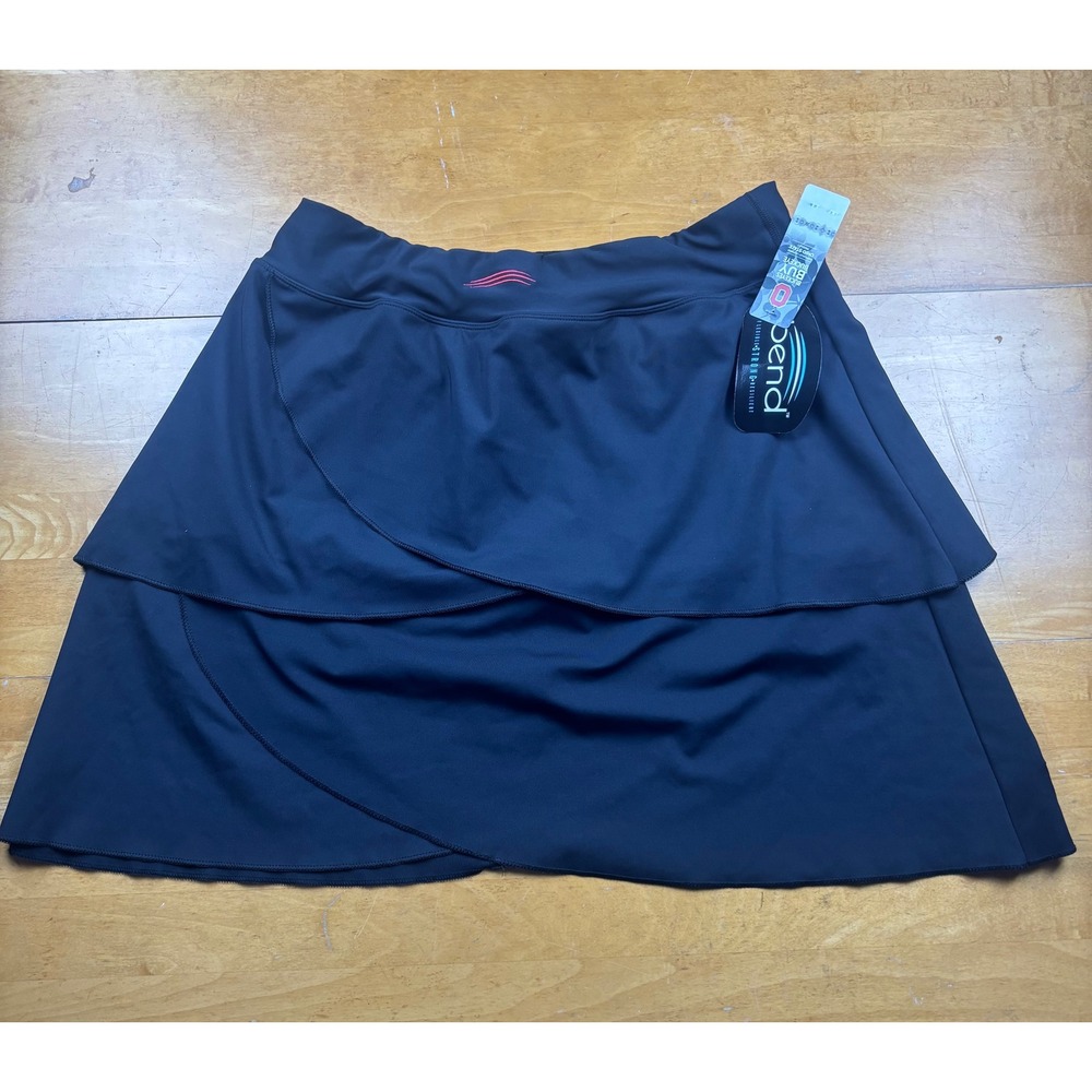 Bend Active Ohio State Buckeyes Skort Black Tiered Layered Skirt Womens 3XL NEW